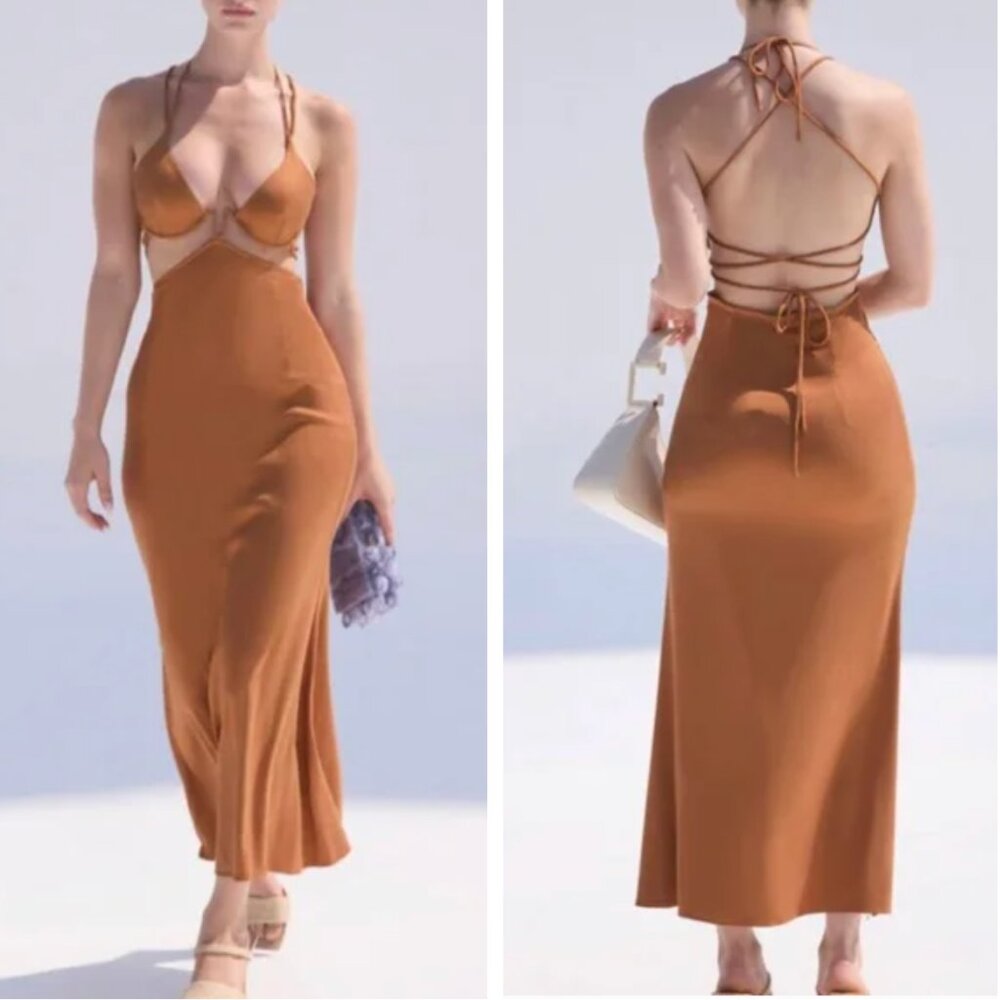 Cult Gaia Kisha Bustier Maxi Dress - Picture 2 of 8